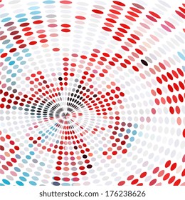 abstract colorful polka dots pattern background