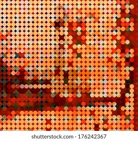 abstract colorful polka dots pattern background