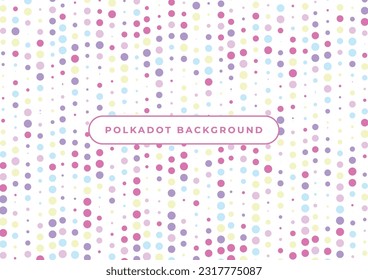 abstract colorful polkadot pattern background 