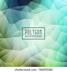 Abstract colorful polygon background