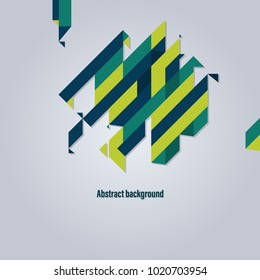 Abstract Colorful Polygon Background Design, Vector illustration.