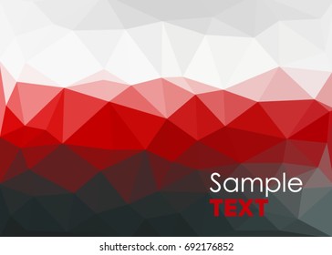 Abstract colorful polygon background. Red Grid Mosaic Background, Creative Design Templates
