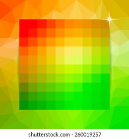 abstract colorful polygon background, vector illustration