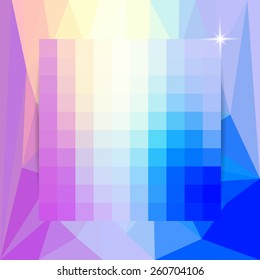 abstract colorful polygon background, vector illustration
