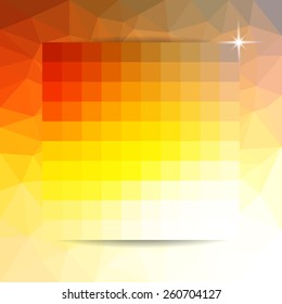 abstract colorful polygon background, vector illustration