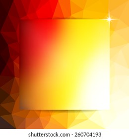 abstract colorful polygon background, vector illustration