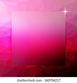 abstract colorful polygon background, vector illustration