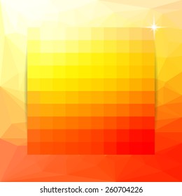 abstract colorful polygon background, vector illustration