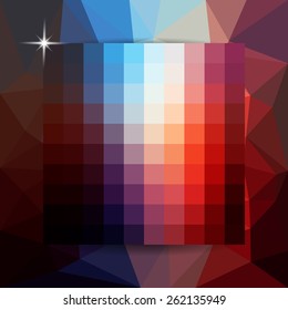 abstract colorful polygon background, vector illustration