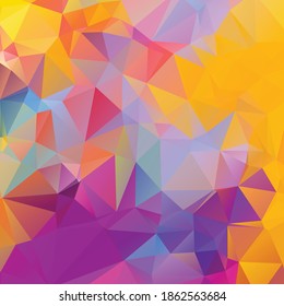 Abstrakter bunter Polygon-strukturhintergrund