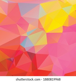 Abstrakter bunter Polygon-strukturhintergrund