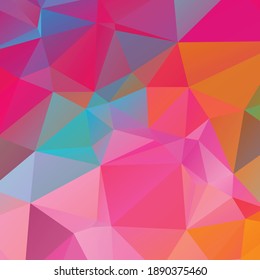 Abstract colorful polygon texture background