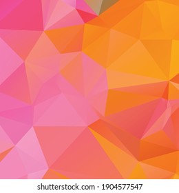 Abstract colorful polygon texture background