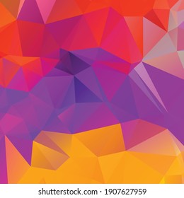 Abstract colorful polygon texture background