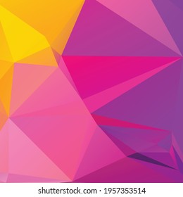 Abstract colorful polygon texture background
