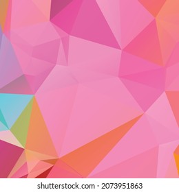 Abstrakter bunter Polygon-strukturhintergrund