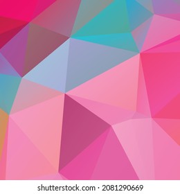 Abstrakter bunter Polygon-strukturhintergrund