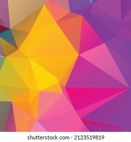 Fondo abstracto de textura de polígono colorido