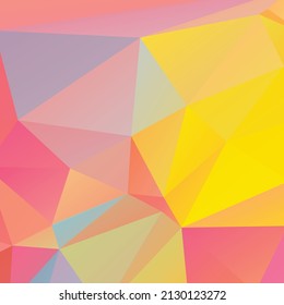 Abstract colorful polygon texture background