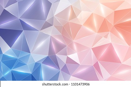 Abstract colorful polygonal background.
