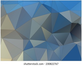 Abstract Colorful Polygonal Background