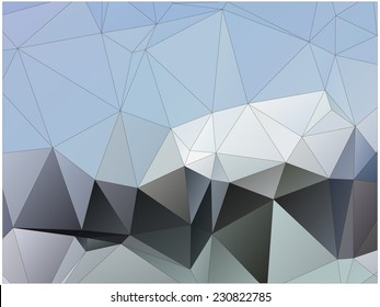 Abstract Colorful Polygonal Background