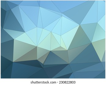 Abstract Colorful Polygonal Background