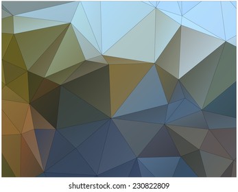 Abstract Colorful Polygonal Background