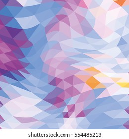 abstract colorful polygonal background, blue and purple