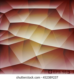 Abstract colorful polygonal background for different use. Vector illustration.