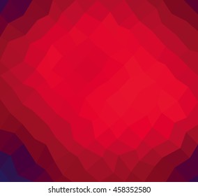 Abstract colorful polygonal background, template. - Stock vector