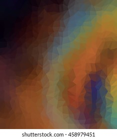 Abstract colorful polygonal background, template. - Stock vector