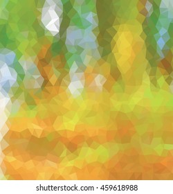 Abstract colorful polygonal background, template. - Stock vector