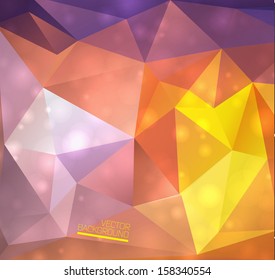 Abstract colorful polygonal background/ triangles background for your design/ Geometrical vector