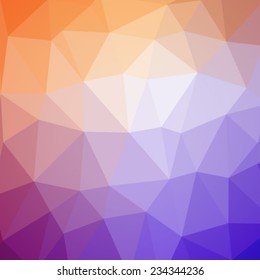 abstract colorful polygonal background. Vector, EPS 10