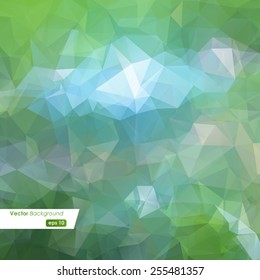 Abstract colorful polygonal background. Vector illustration eps10 