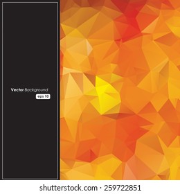 Abstract colorful polygonal background. Vector illustration eps10
