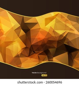 Abstract colorful polygonal background. Vector illustration eps10