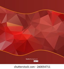 Abstract colorful polygonal background. Vector illustration eps10