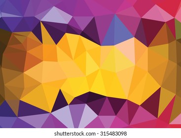 Abstract colorful   Polygonal  Background, Vector illustration