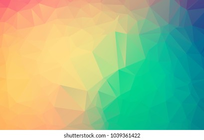 Abstract colorful polygonal background,vector