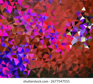 Fundo geométrico poligonal colorido abstrato
