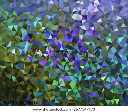 Abstract Colorful Polygonal Geometric Background