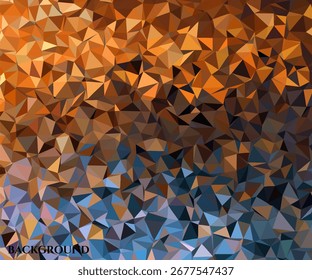 Abstract Colorful Polygonal Geometric Gradient Background
