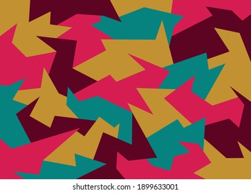 Abstract colorful polygonal pattern background