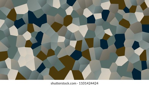 Abstract colorful polygons on background. Geometric mosaic