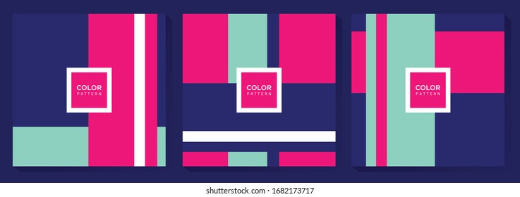 Diseño de patrones pop coloridos abstractos