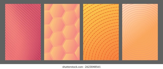 Abstract colorful poster background vector set. background, abstract, vector, colorful, illustration, graphic, poster, design, modern, pattern, 