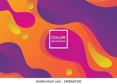 Abstract Colorful Poster Design Template