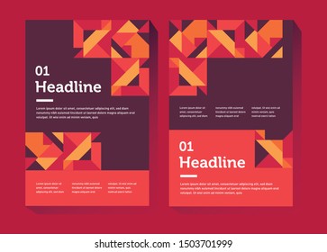 Abstract Colorful Poster Design Template